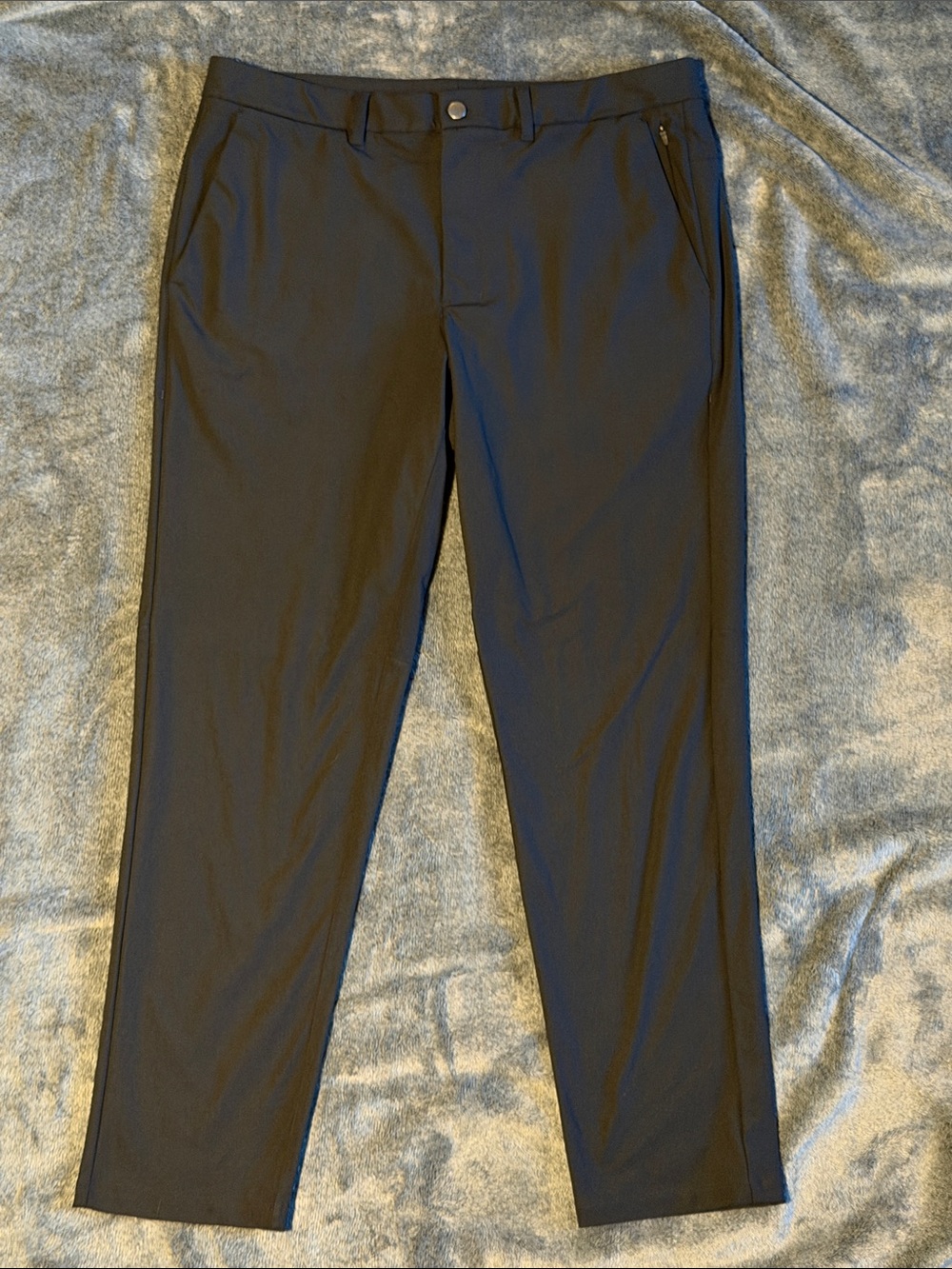CRZ YOGA Men's Black Slim Stretch Dress Pants